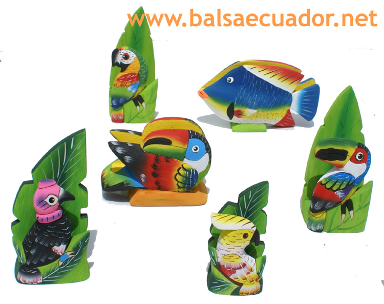 servilleteros en balsa